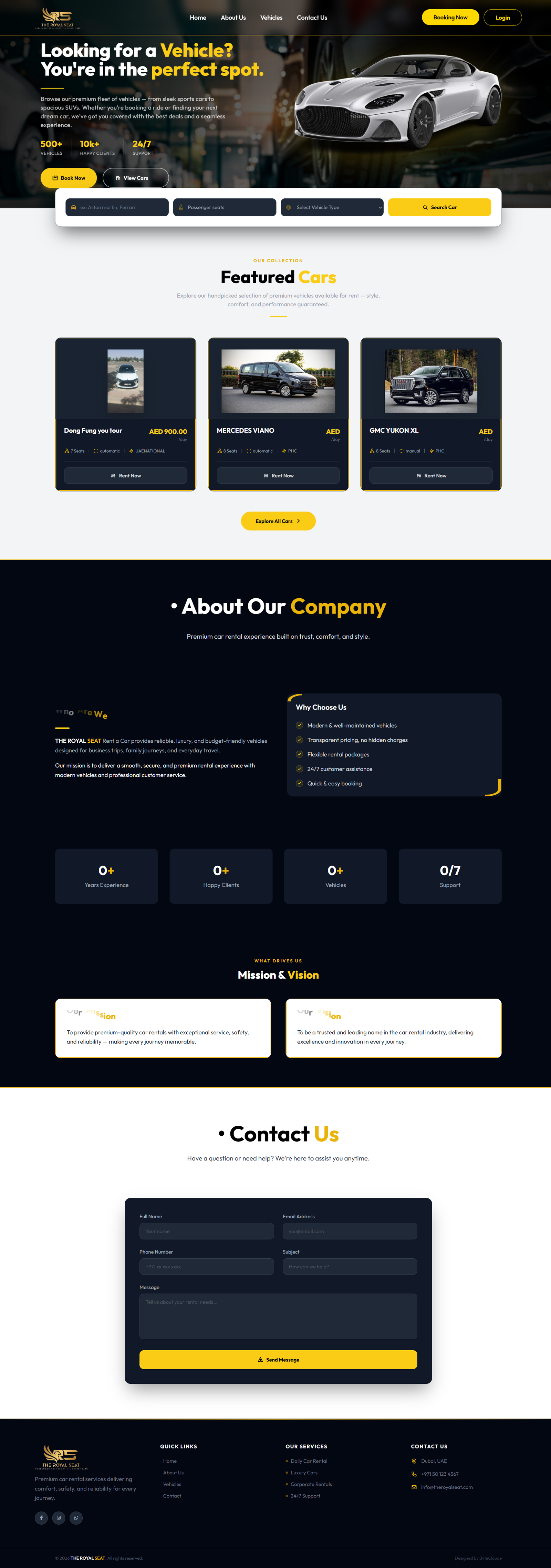 Royal Sea Luxury Website Preview